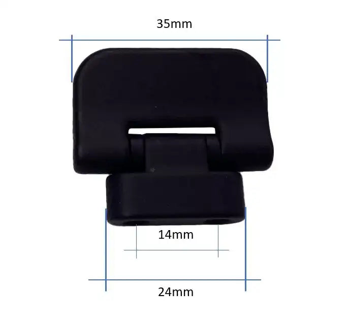 Coast Hatch Door replacement hinges (black)