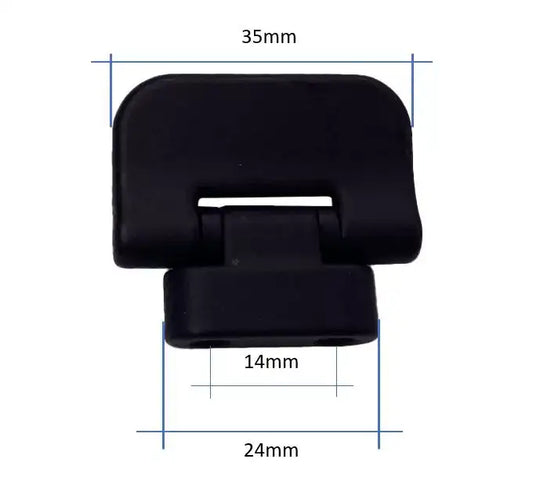 Coast Hatch Door replacement hinges (black)