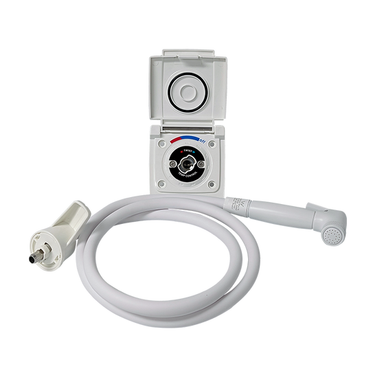 External Motorhome or Caravan Shower (White)