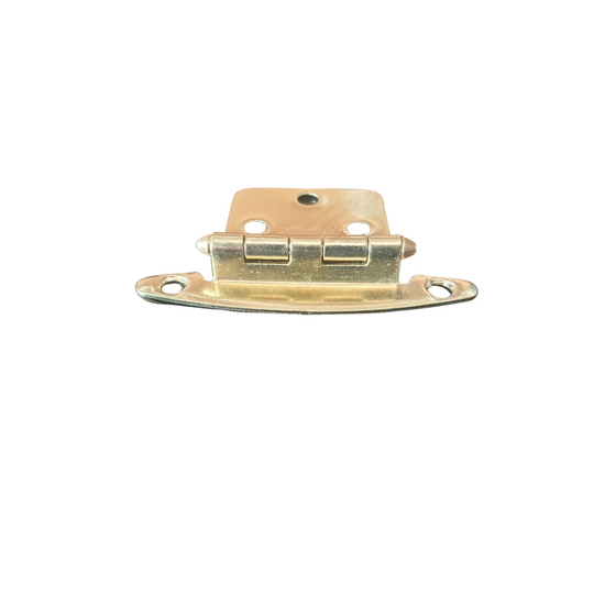 5 Pairs of Decorative Semi Concealed Brass Finished hinge