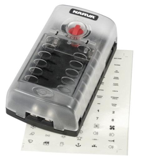12 way Standard Dual Voltage Fuse Board