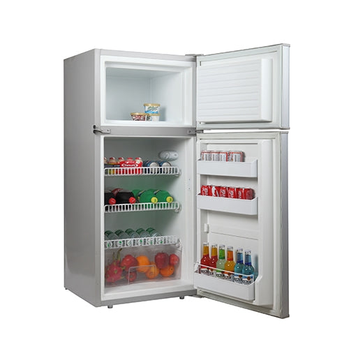 VRV250 2 door compressor fridge freezer 1425(h) x 595(w) x 575(d)