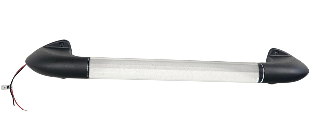 Exterior entrance handle with LED light