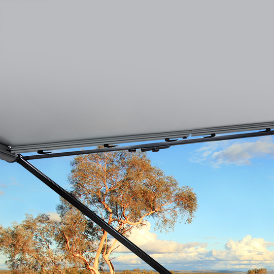 RV Awning Flap Eliminator Kit - Medium Black - 220 to 230cm