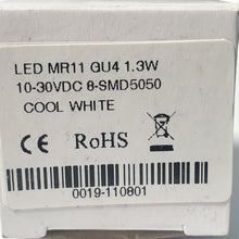 Load image into Gallery viewer, MR 11 LED Cool White Sealed 34mm dia
