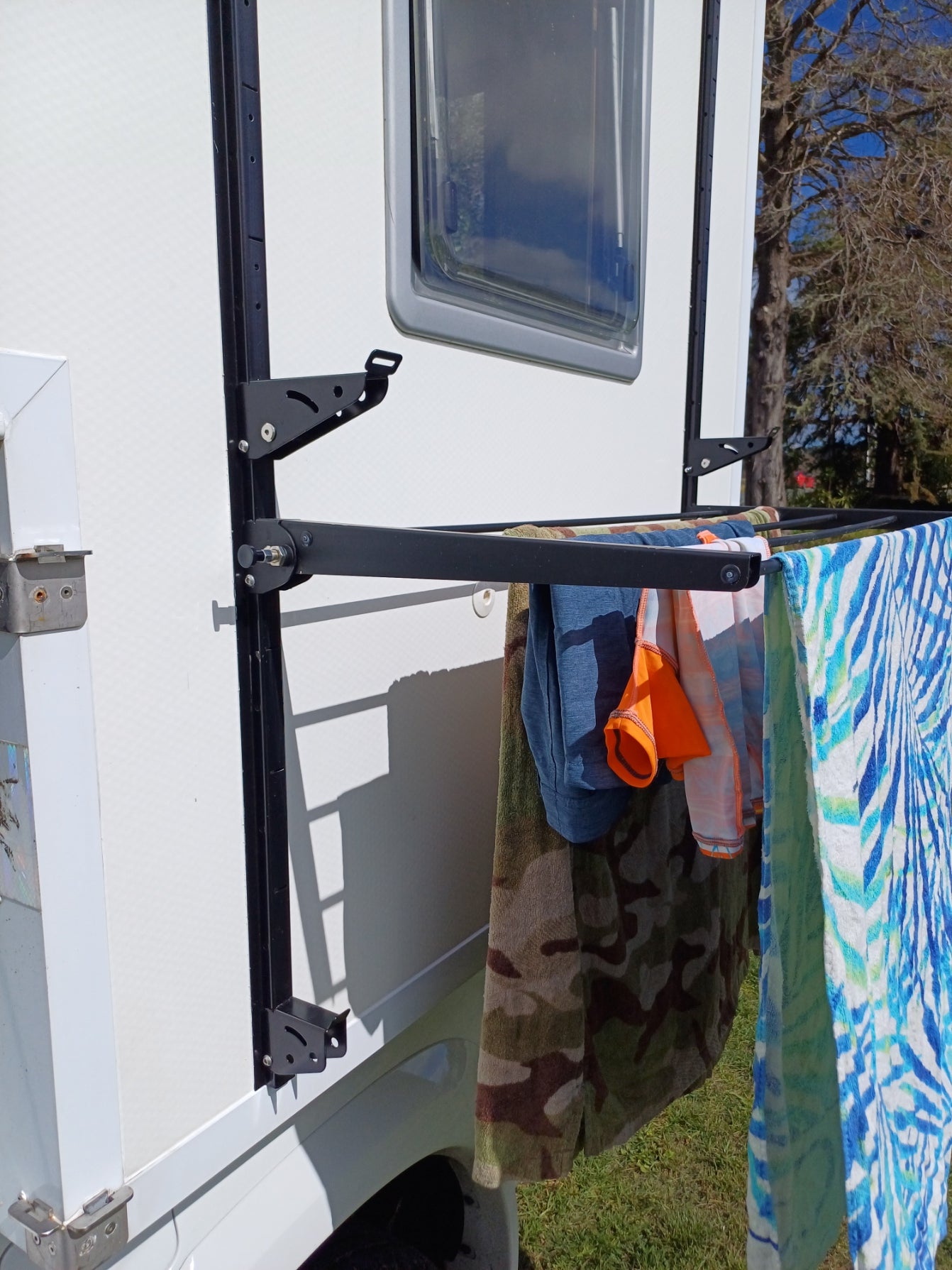 Clothes Drying Rack For Rvs Side rack accessory (drying rack) – Vantage RV