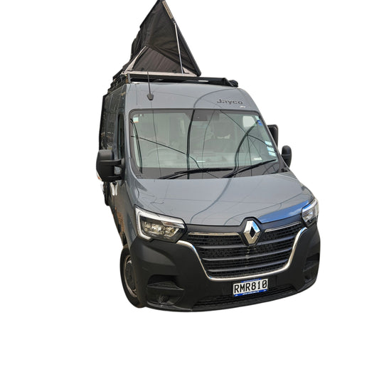 Motorhome body roof racks (powder coated black)