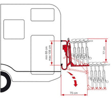 Load image into Gallery viewer, FIAMMA LIFT 77 with a 12V MOTOR  MAX WEIGHT 60KG
