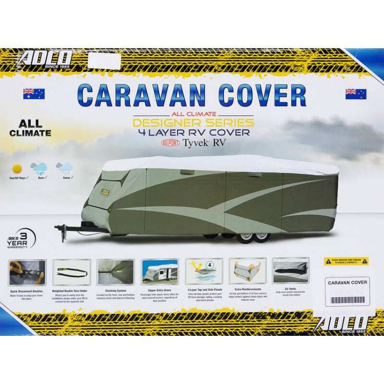 ADCO Caravan Storage Covers 4.28 meters to 4.9 meters