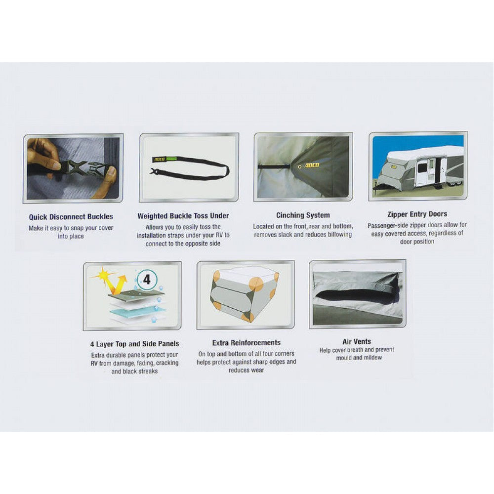 ADCO Caravan Storage Covers 4.9 meters to 5.51 meters