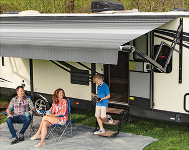 16ft Carefree Black Altitude Roll Out Awning