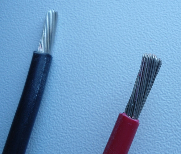 Marine grade cable 6mm square 40A (per Meter)