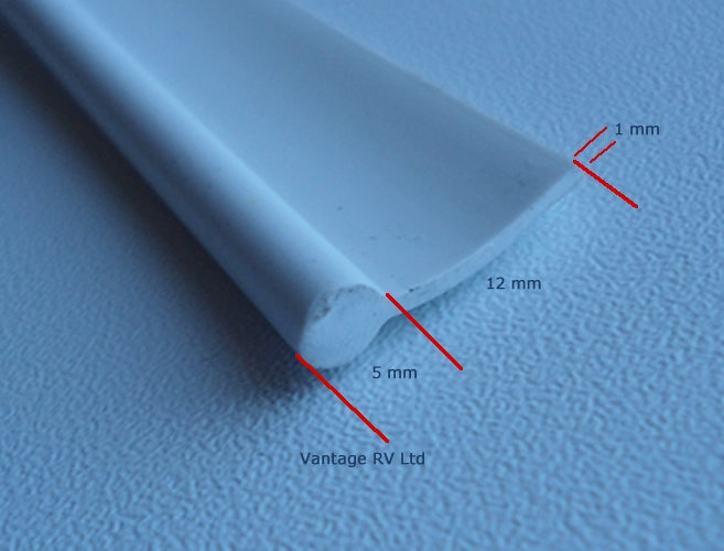 Plastic scribe trim (grey) – Vantage RV