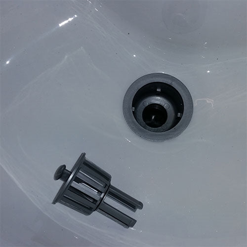 28mm Sink Trap Black with strainer