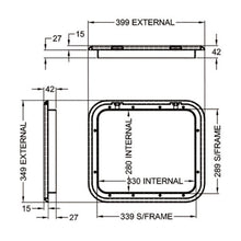 Load image into Gallery viewer, Coast Hatch Door 1 - 399mm x 349mm
