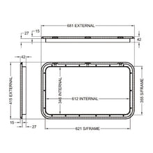 Load image into Gallery viewer, Coast Hatch Door 2 (white) 415mm x 681mm
