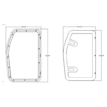 Load image into Gallery viewer, Coast Hatch Door 7 (white) 595mm x 370mm
