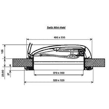 Load image into Gallery viewer, Dometic Mini Heki 400 x 400 Roof Thickness 43-60mm
