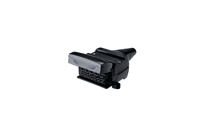 12 Pin flat trailer socket