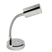 Load image into Gallery viewer, 10-30V Short Flexible Bedside Lamp with USB charge point
