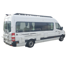 Load image into Gallery viewer, Motorhome roof rack for the short wheel base Mercedes Sprinter or VW Crafter
