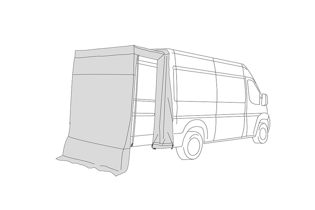 Fiamma rear door tent or room for panel van